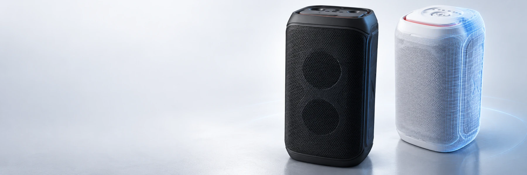 Audio enclosure and molded front-baffle manufacturing context.