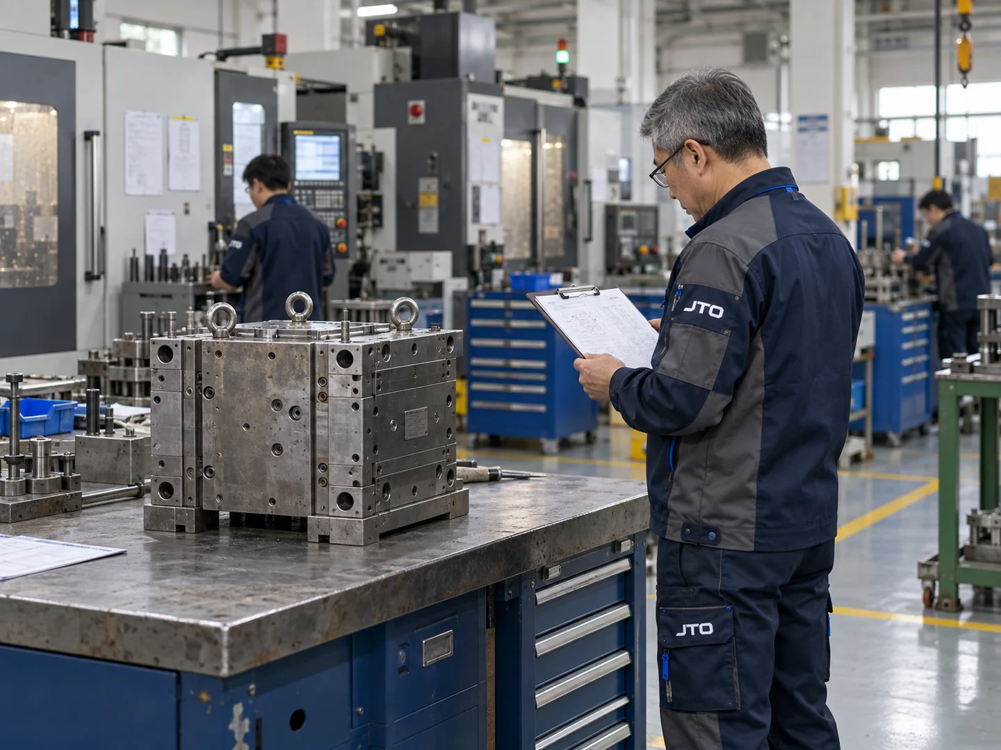Illustrative tooling and manufacturing context.