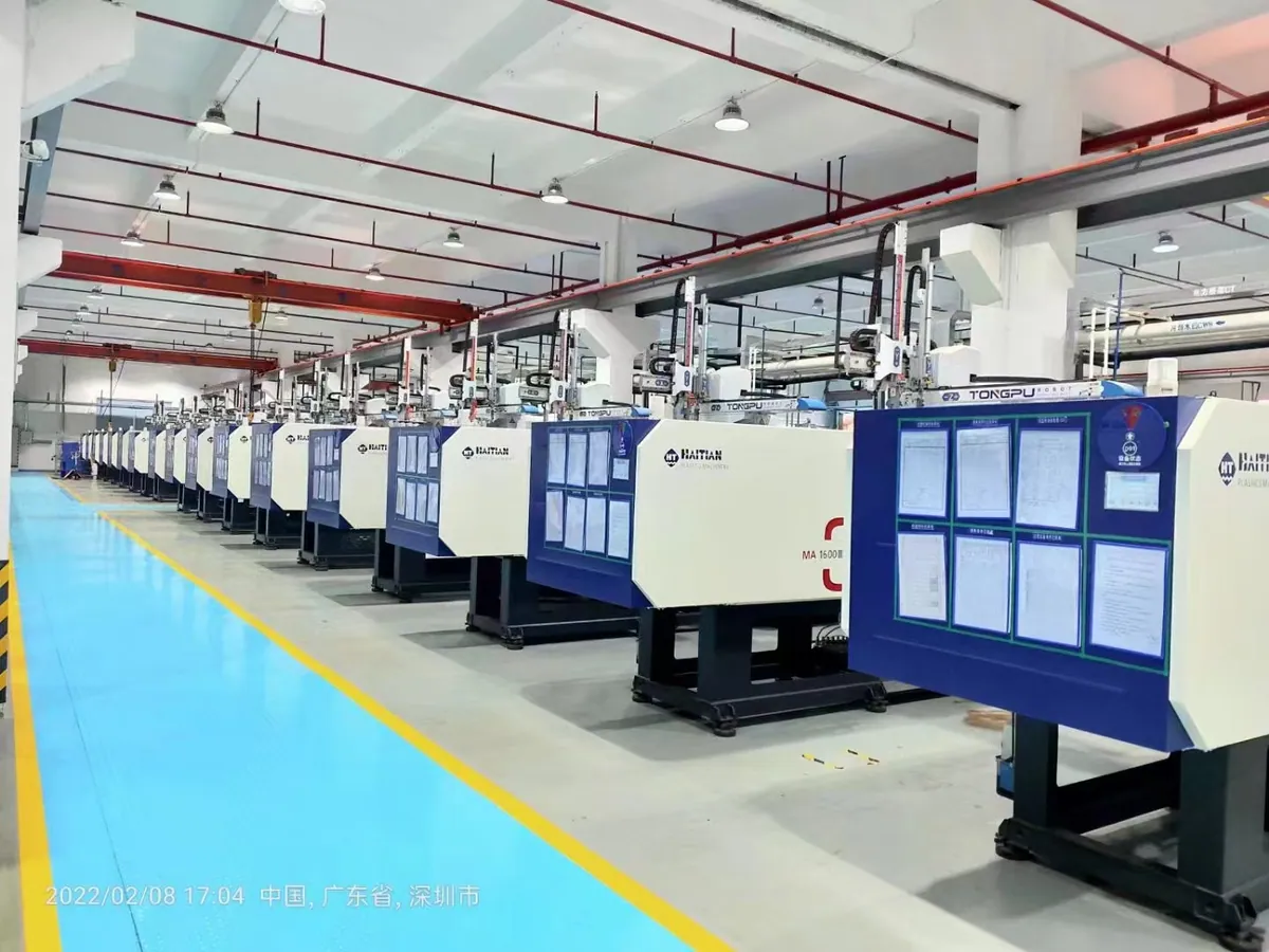 Injection molding environment.