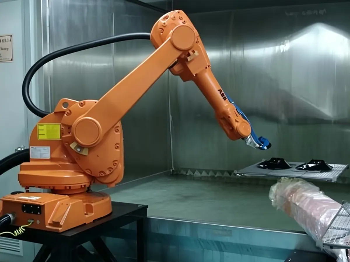 Controlled secondary operation on molded parts.